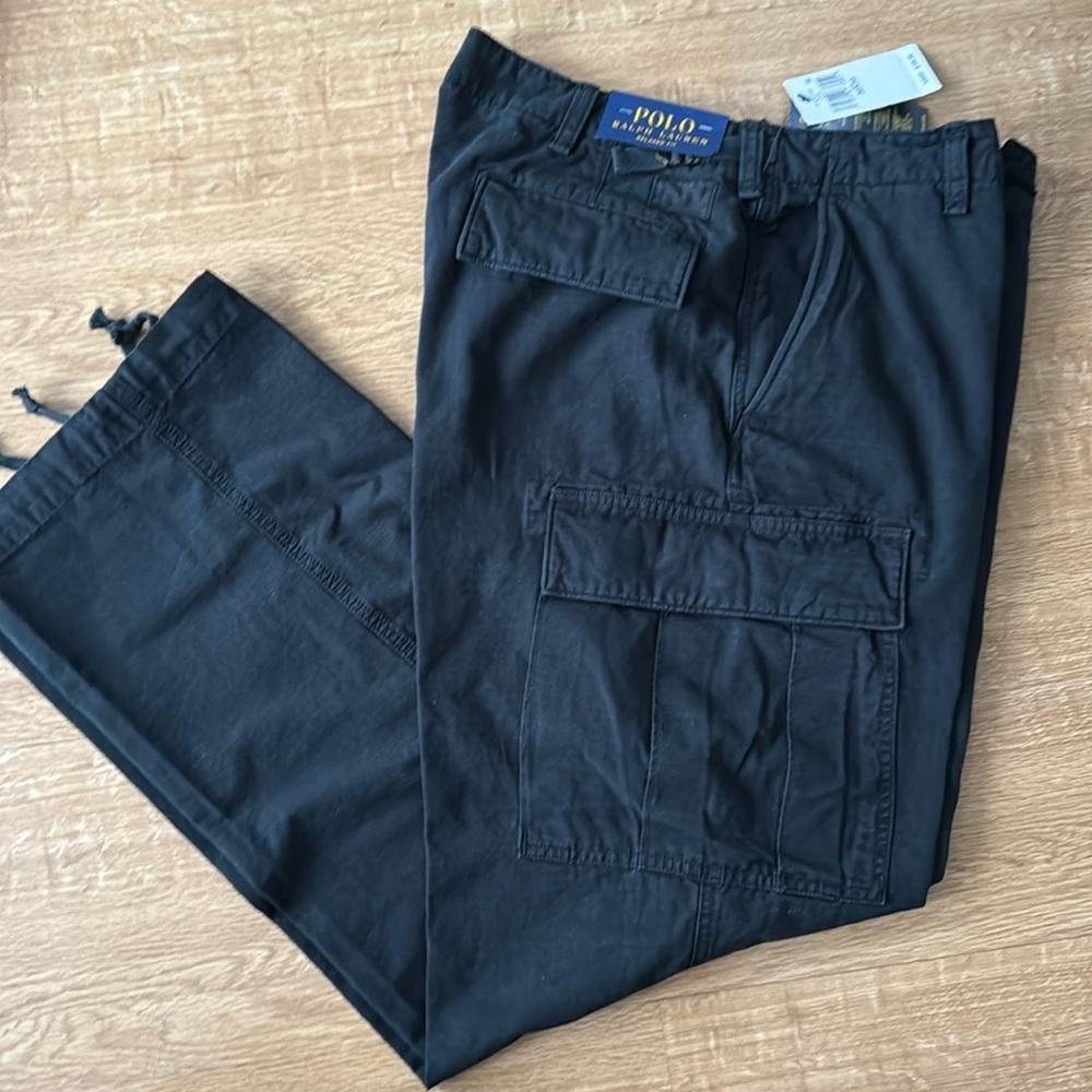 Polo Ralph Lauren Cargo pants in black 30x30